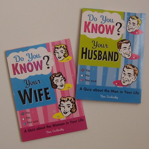SOURCEBOOKS Office Do You Know Your Husband Or Wife Quiz Books